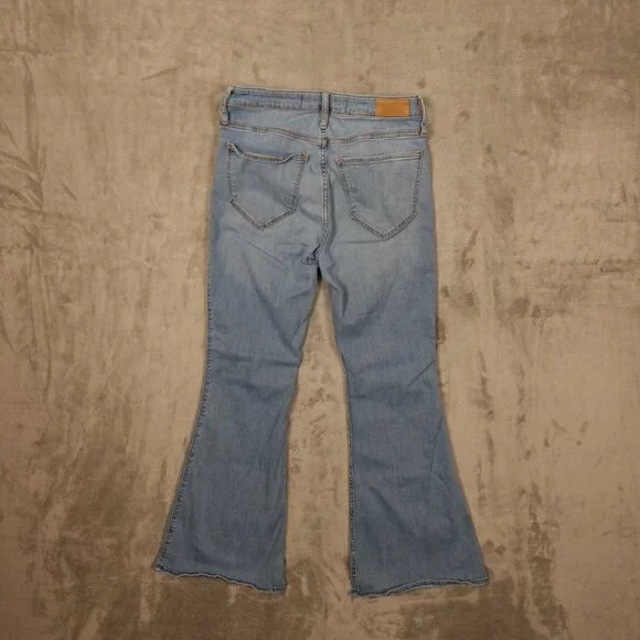 Hollister Jeans High-Rise Vintage Flare – Women's W28 L30 Blue Denim 7s - Picture 9 of 12